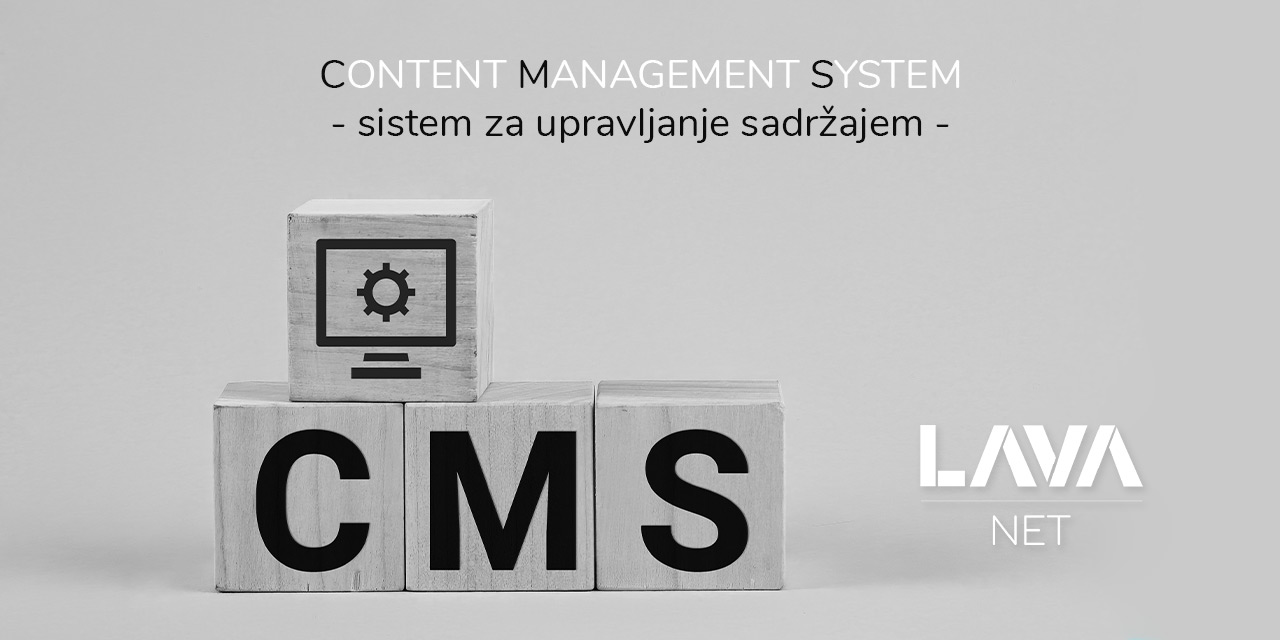 Ilustracija CMS-a kao rešenje za WordPress blog sadržaj.
