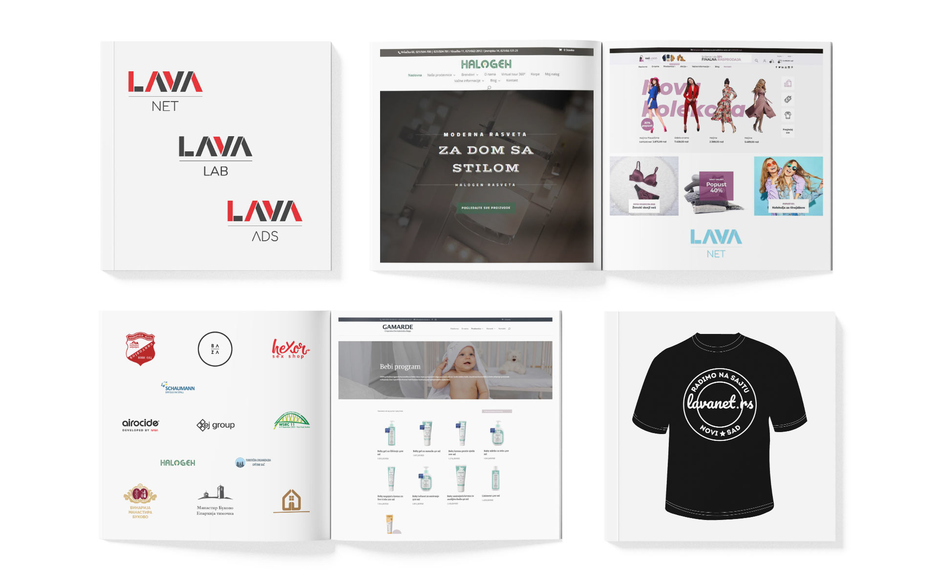 Ilustracija za Lava NET post o procesu izrade sajtova i web shopova.