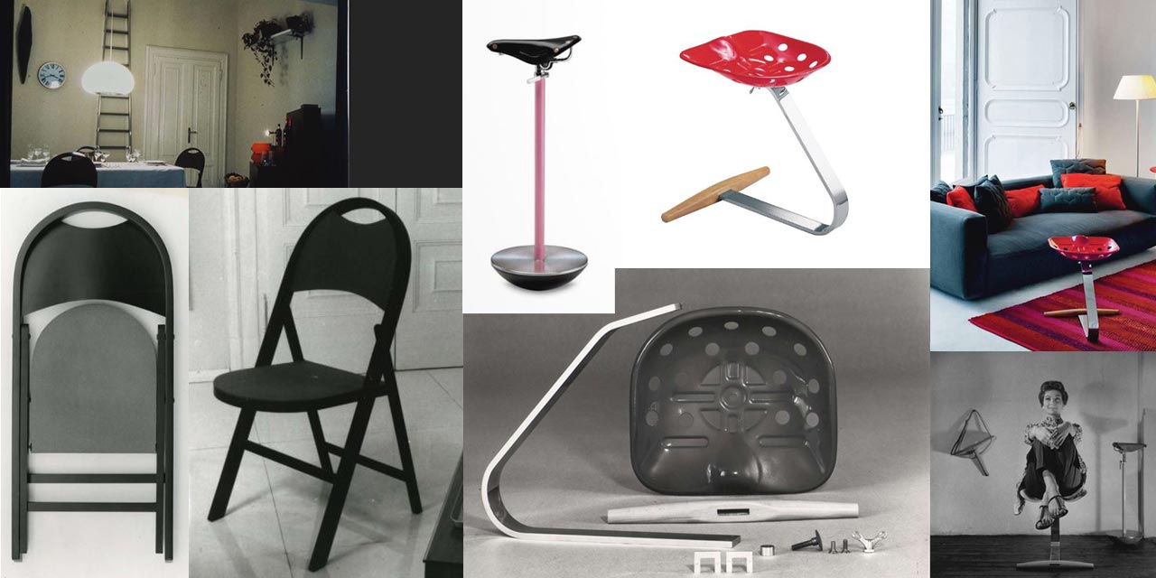 Dizajni svetala, stolica i enterijera dizajnera Ahila Kastiljonija.