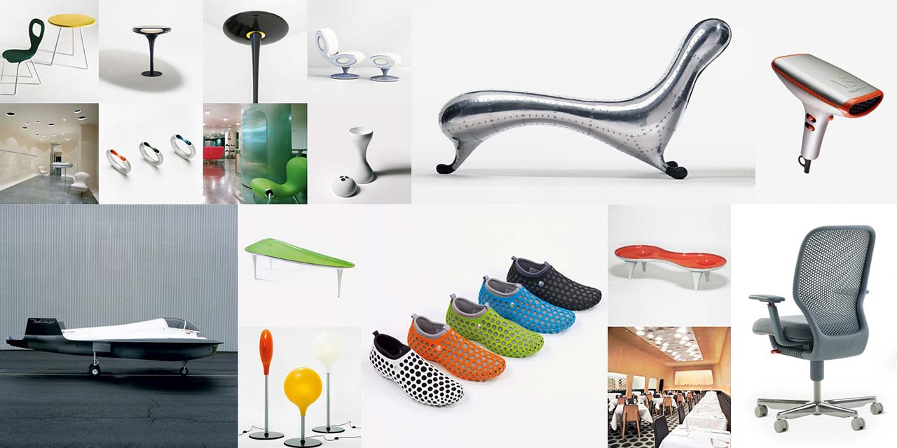Najpoznatiji proizvodi dizajnirani u kompaniji Marc Newson Ltd: stolice, avion, cipele.