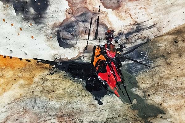 Lava NET portfolio - izrada sajtova - Lava NET Apstraktna slika kao pozadina za portfolio, za klijente kojima Lava NET pravio sajt.