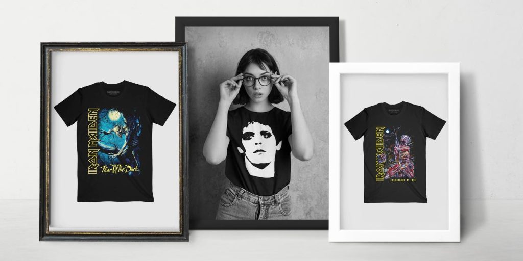 Najbolje dizajnirane majice. Najbolje poruke na majicama - Lava NET Dizajnirane majice benda Iron Maiden i majica Lou Reed T-shirt.