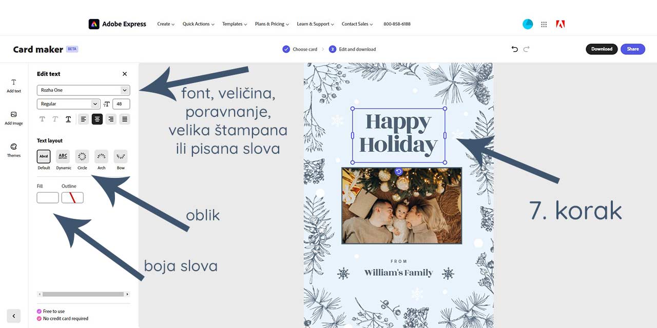 Kako sami da dizajnirate digitalnu novogodišnju čestitku