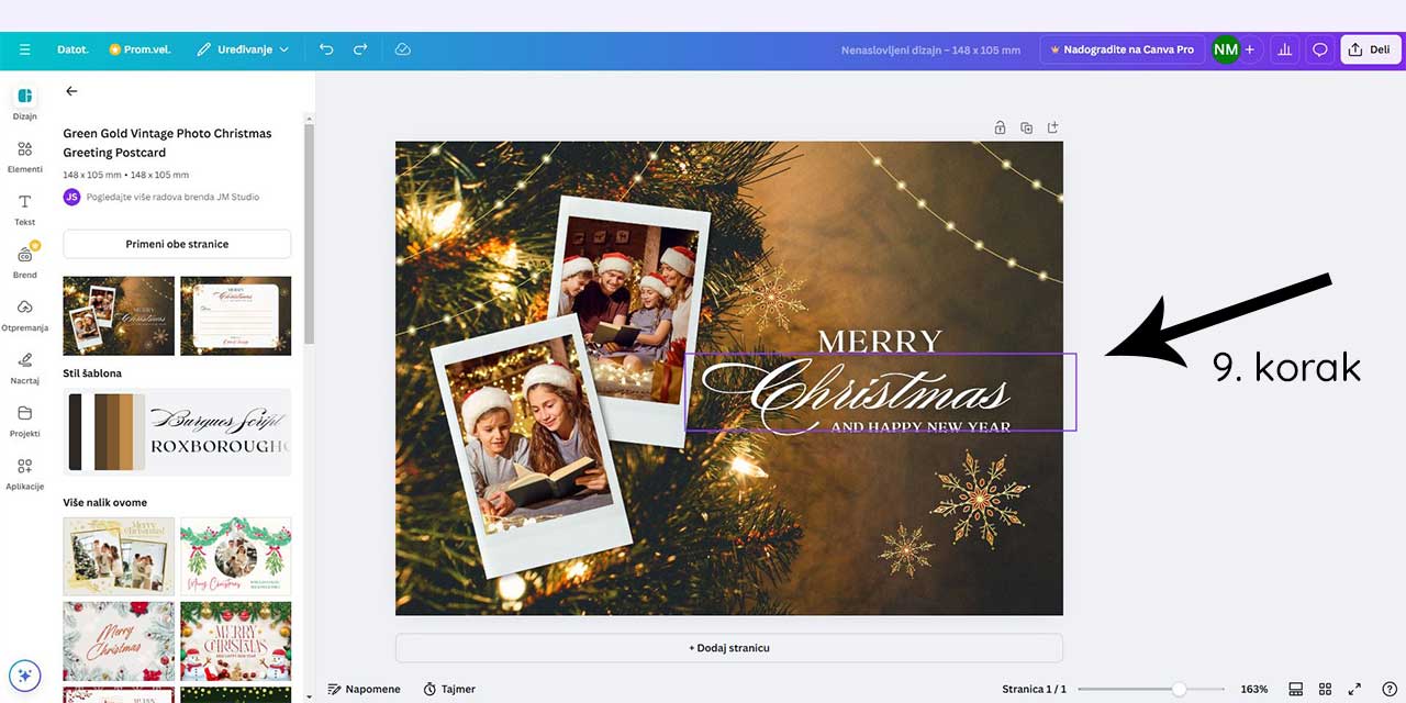 Kako sami da dizajnirate digitalnu novogodišnju čestitku
