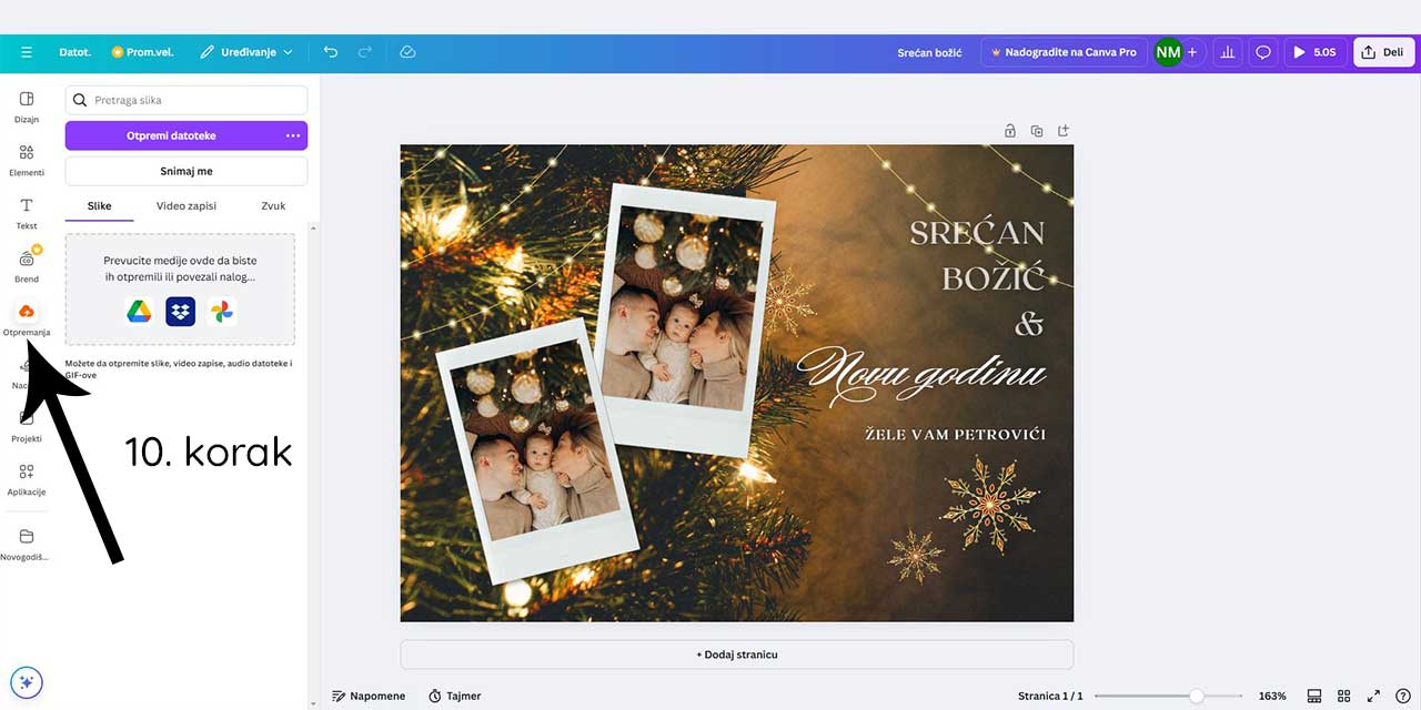 Kako sami da dizajnirate digitalnu novogodišnju čestitku