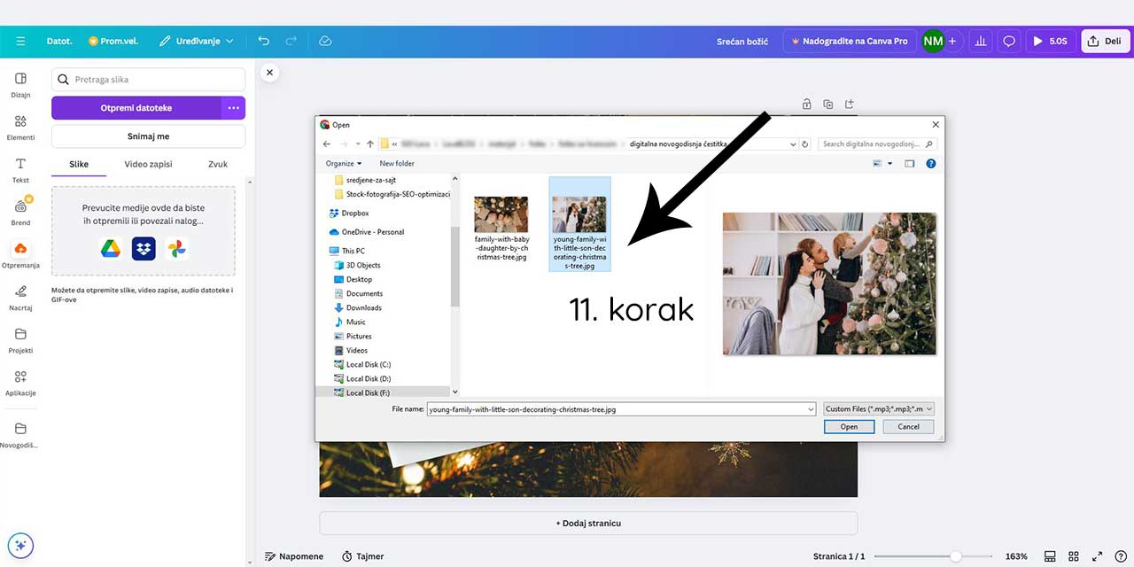 Kako sami da dizajnirate digitalnu novogodišnju čestitku