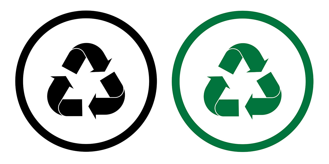 Kako napraviti logo - Lava NET Simbol za reciklažu.